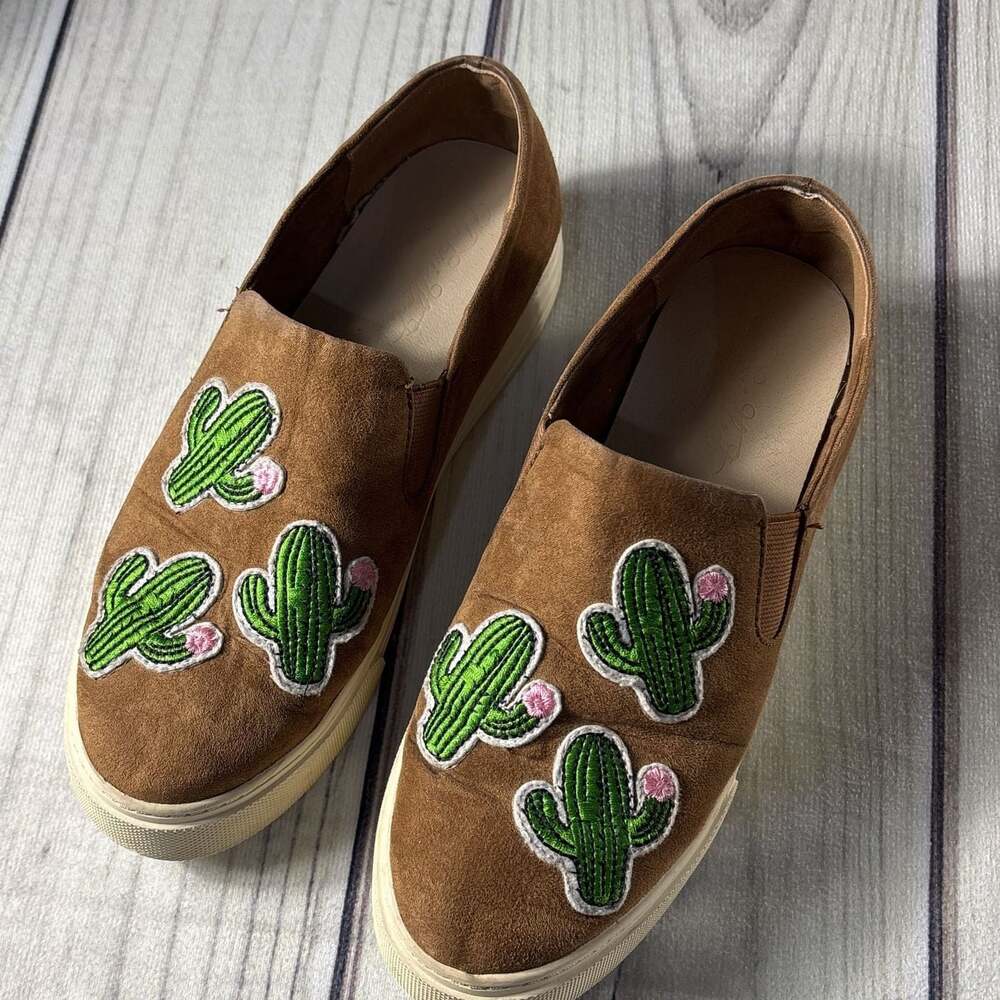 Ariat Unbridled Dixie Cognac Brown Cactus Shoes 10022997, Sz 6.5